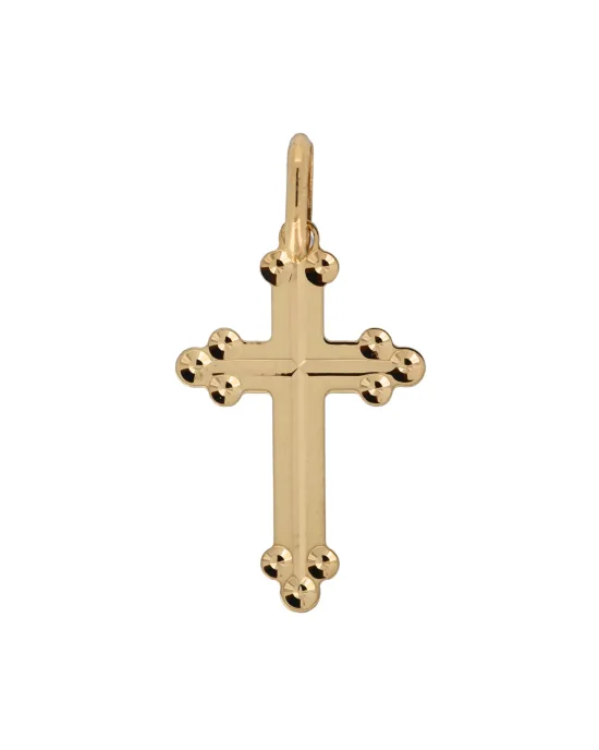 18CT Y/G CRUCIFIX 511